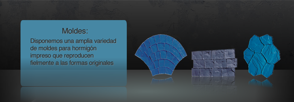 moldes hormigon impreso